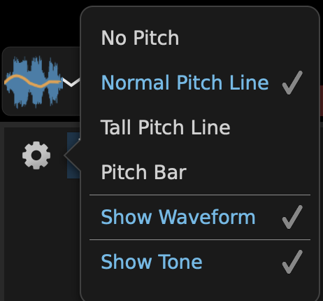 Waveform Options
