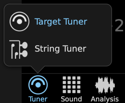 String Tuner Selector