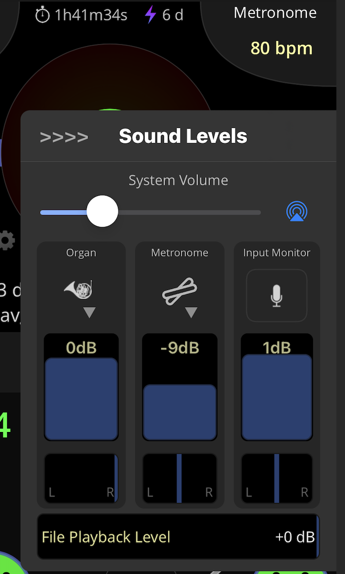 Sound Level Mixer