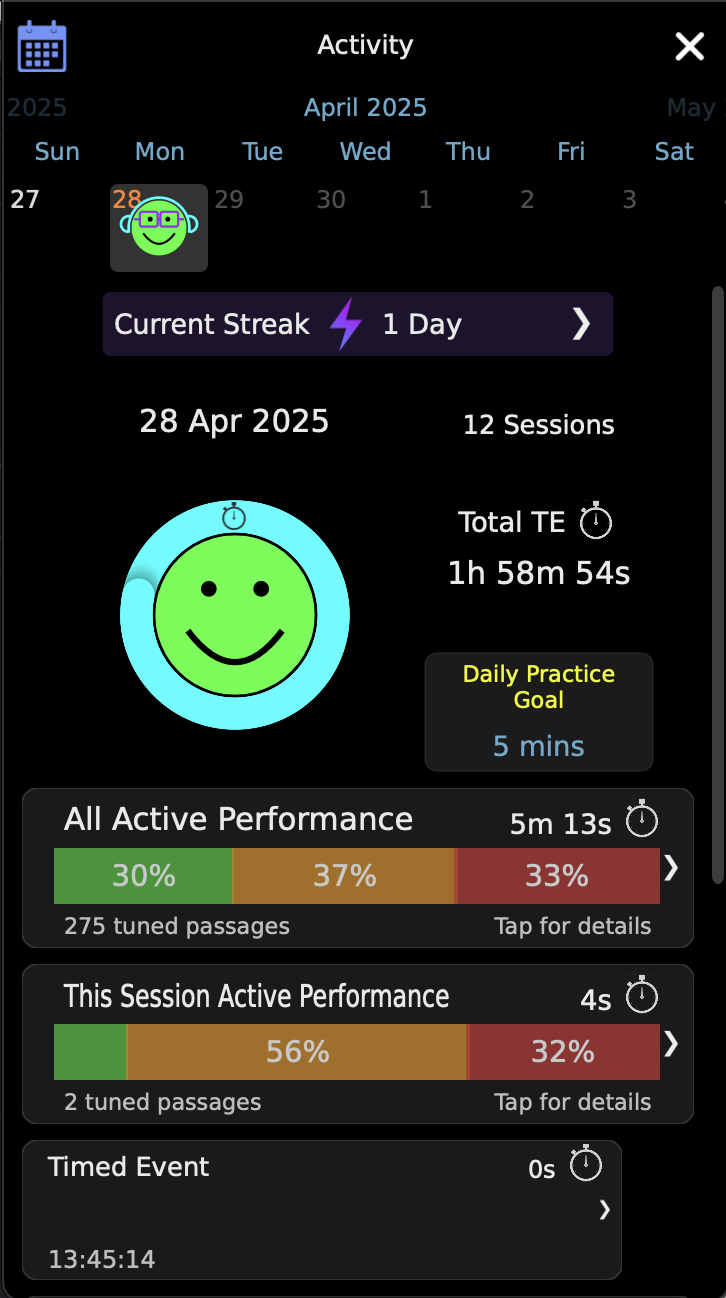 Activity Page