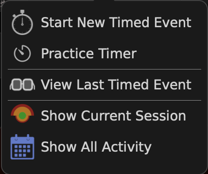 Pitch Tracker Menu