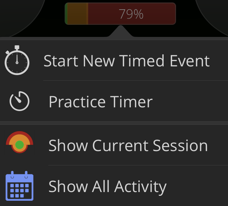 Pitch Tracker Menu