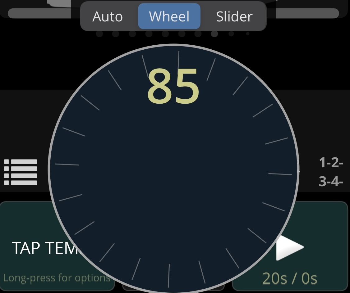 Setting Tempo
