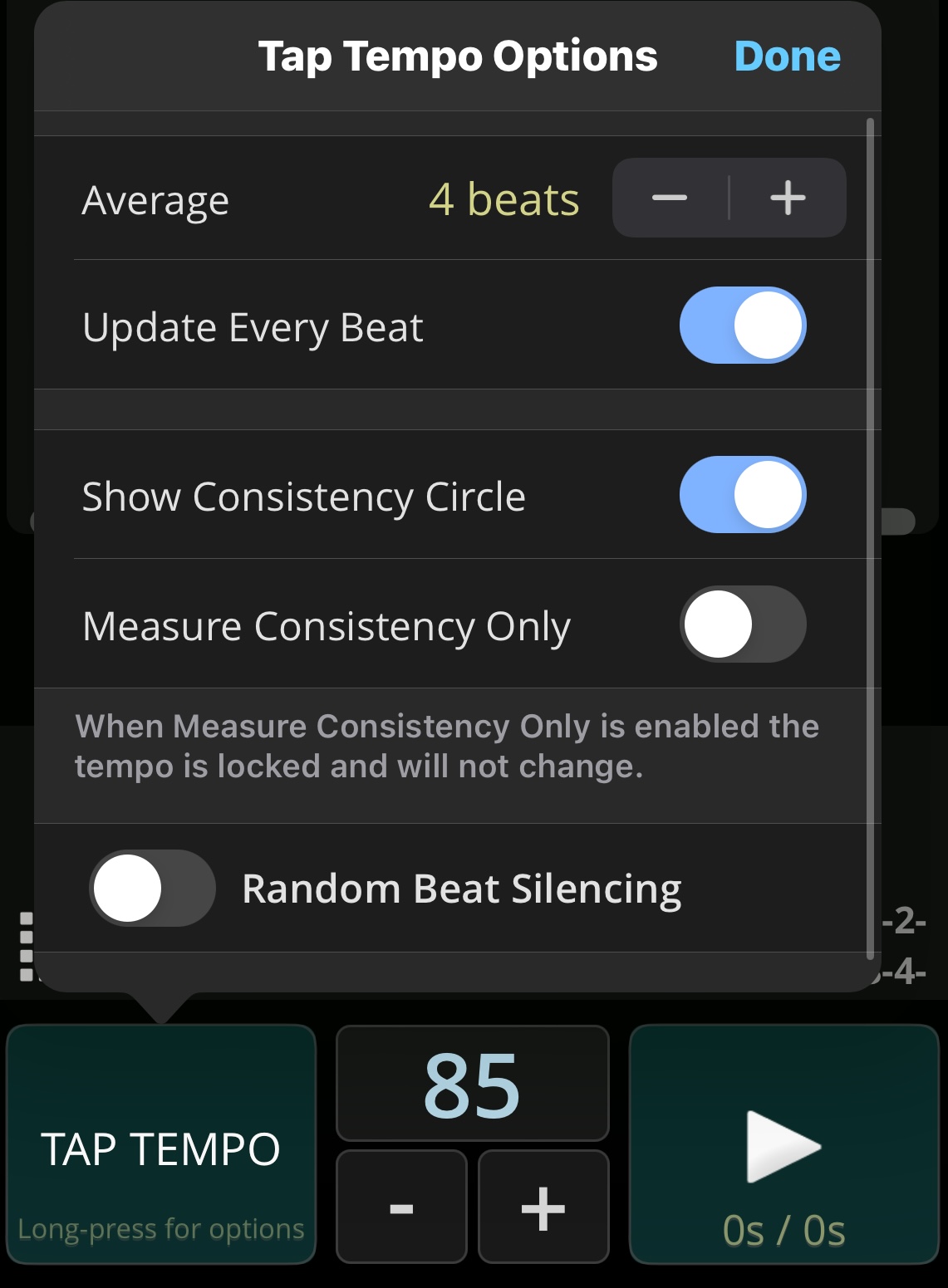 Tempo Options
