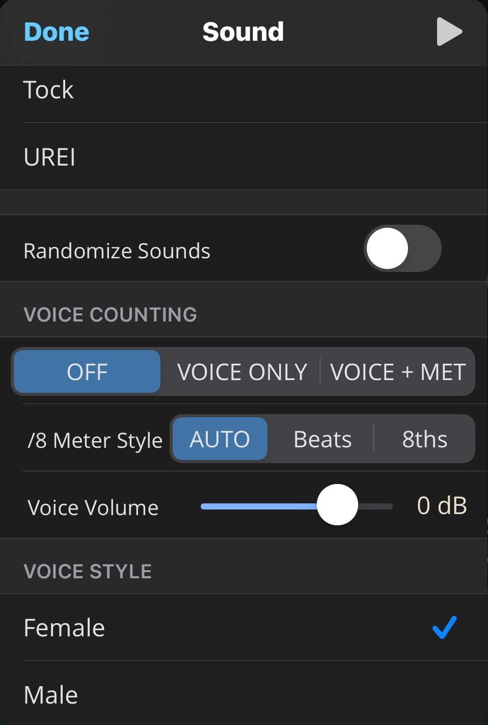 Metronome Sound